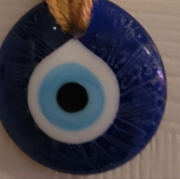 Glass Evil Eye Hanger - Picture 2 of 4
